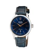 Montre Automatique Homme Five Points en Cuir bleue