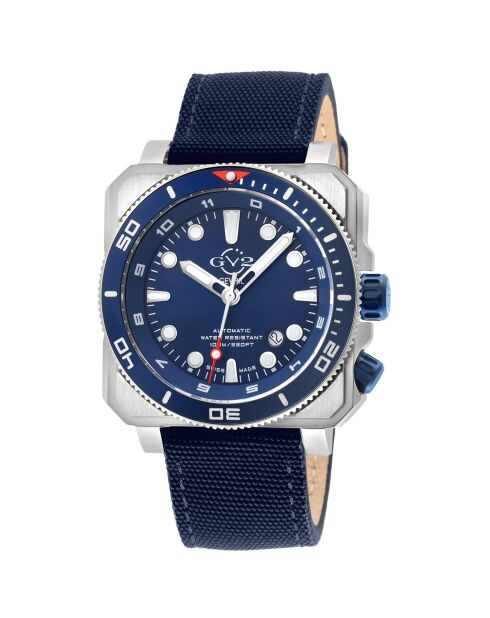 Montre Automatique Homme XO Submarine en Tissu bleue