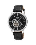 Montre Automatique Homme Mulberry en Cuir noire