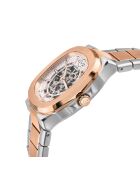 Montre Automatique Homme Potente en Acier argenté/rose doré