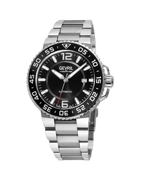 Montre Automatique Homme Riverside en Acier argentée