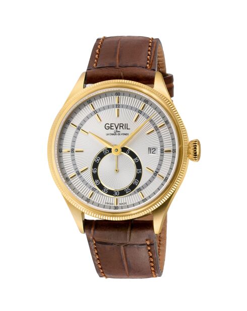 Montre Automatique Homme Empire en Cuir marron