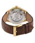 Montre Automatique Homme Empire en Cuir marron