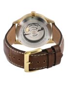 Montre Automatique Homme Excelsior en Cuir marron