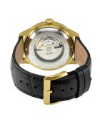 Montre Automatique Homme Guggenheim en Cuir noire