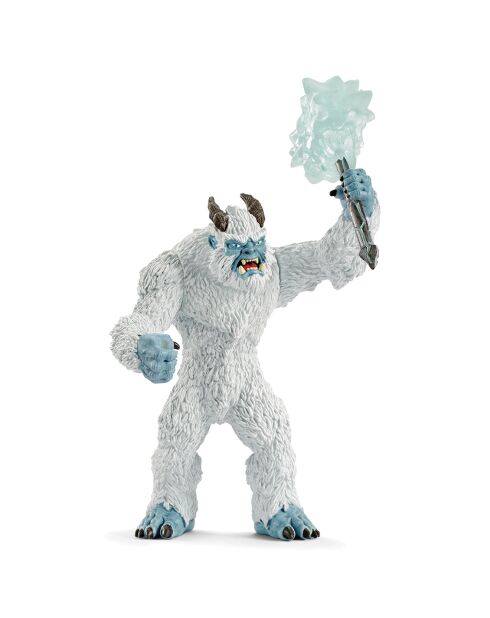 Monstre de glace avec arme multicolore