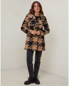 Manteau Apolline camel