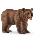 Maman grizzly avec ourson multicolore
