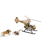 Hélicoptère pour sauvetage d'animaux multicolore