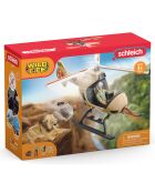 Hélicoptère pour sauvetage d'animaux multicolore