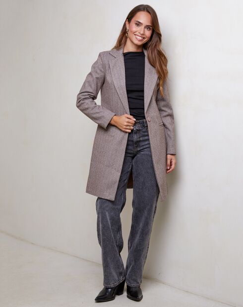 Manteau Thea camel