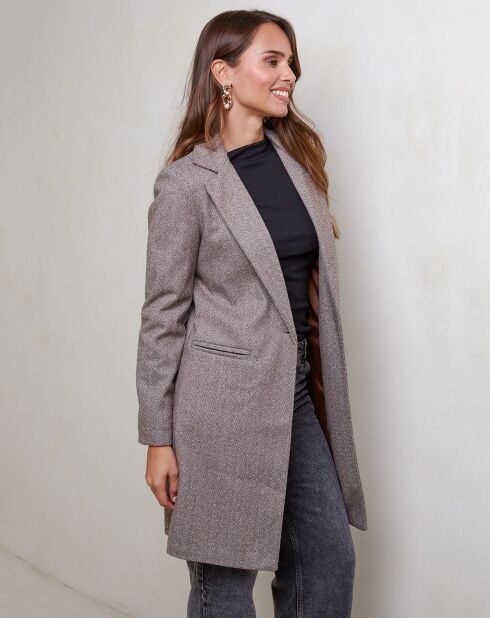 Manteau Thea camel