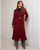 Manteau Camille bordeaux
