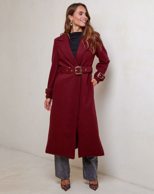 Manteau Camille bordeaux