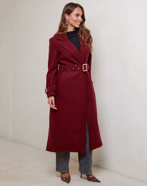 Manteau Camille bordeaux