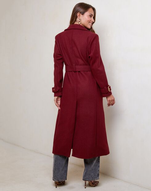 Manteau Camille bordeaux