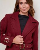 Manteau Camille bordeaux