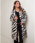 Manteau Sarah zebre beige