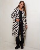 Manteau Sarah zebre beige