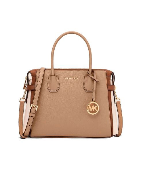 Mercer bruine leren handtas - 30x23x10 cm