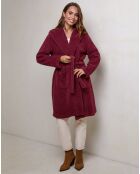 Manteau Gabrielle prune