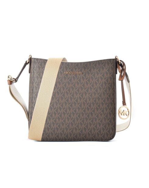 Sac bandoulière en Toile Jet Set Travel marron - 24x18x6 cm