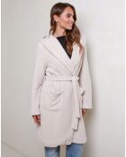 Manteau Gabrielle rose pale