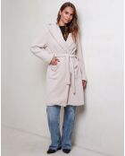 Manteau Gabrielle rose pale