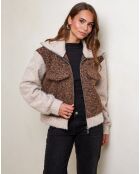 Manteau Lina marron