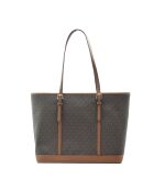 Sac cabas en Toile Jet Set Travel marron - 39x29x16 cm