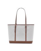 Sac cabas en Toile Jet Set Travel beige - 39x29x16 cm