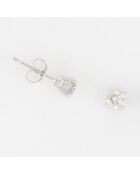 Boucles d'oreilles Magali Diamants 0.4 ct or blanc