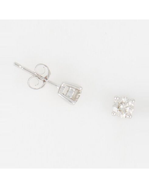 Magali Diamonds oorbellen 0,4 kt witgoud