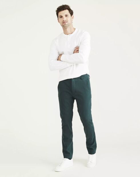 Pantalon Smart 360 Flex Alpha Skinn vert foncé