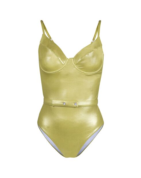 Maillot de bain 1 Pièce Chartreuse vert