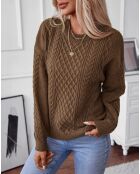 Pull Boone marron