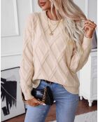 Pull Bourke beige