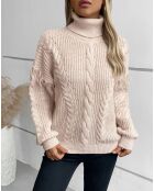 Pull Brett beige clair