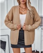 Cardigan Brette beige