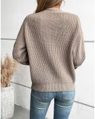 Cardigan Brigitte taupe