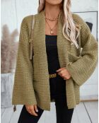 Cardigan Rosalee vert