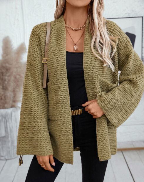 Cardigan Rosalee vert