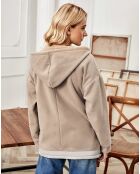 Sweat Zip Bayley beige