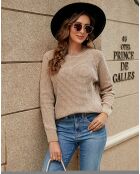 Pull Thalia beige