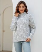 Pull Camille gris clair