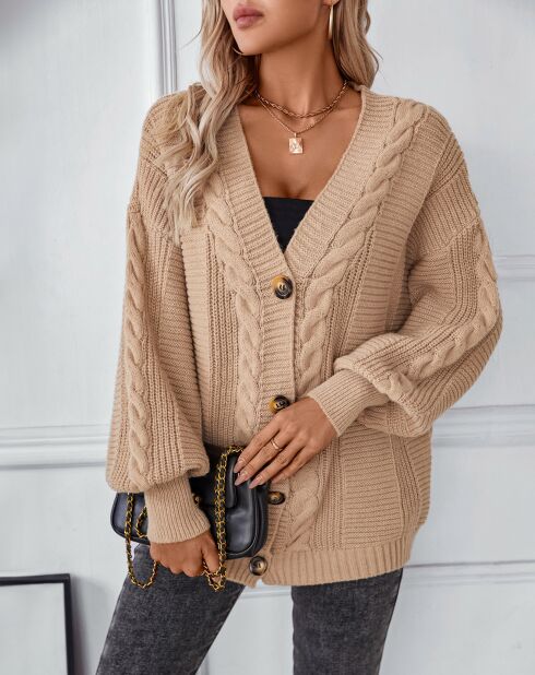 Cardigan Carolina beige