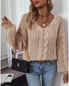 Pull Catalina beige