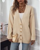 Cardigan Celine abricot