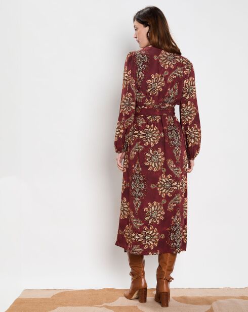 Abito bordeaux Carrie