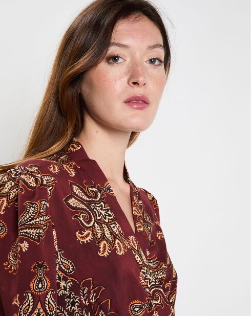 Abito bordeaux Carrie